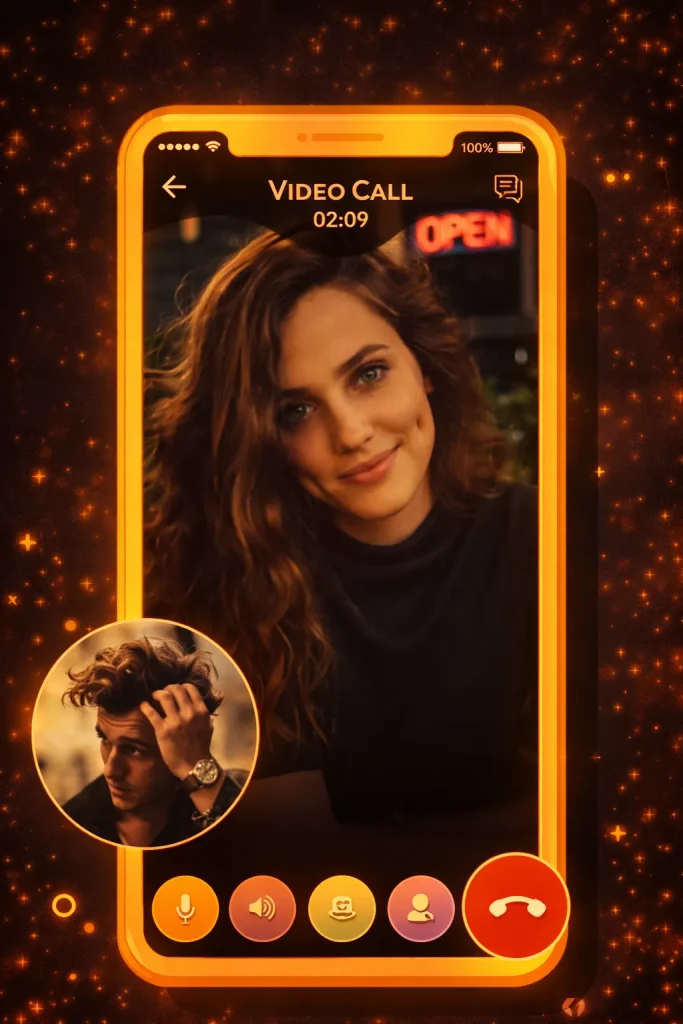 free random video chat visual illustrating online video chat platform and Omegle alternative for real time cam to cam communication