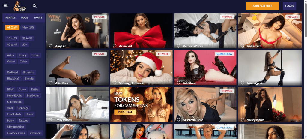 cams.com image showing live cam to cam platform with adult video chat and real time face to face interactions online