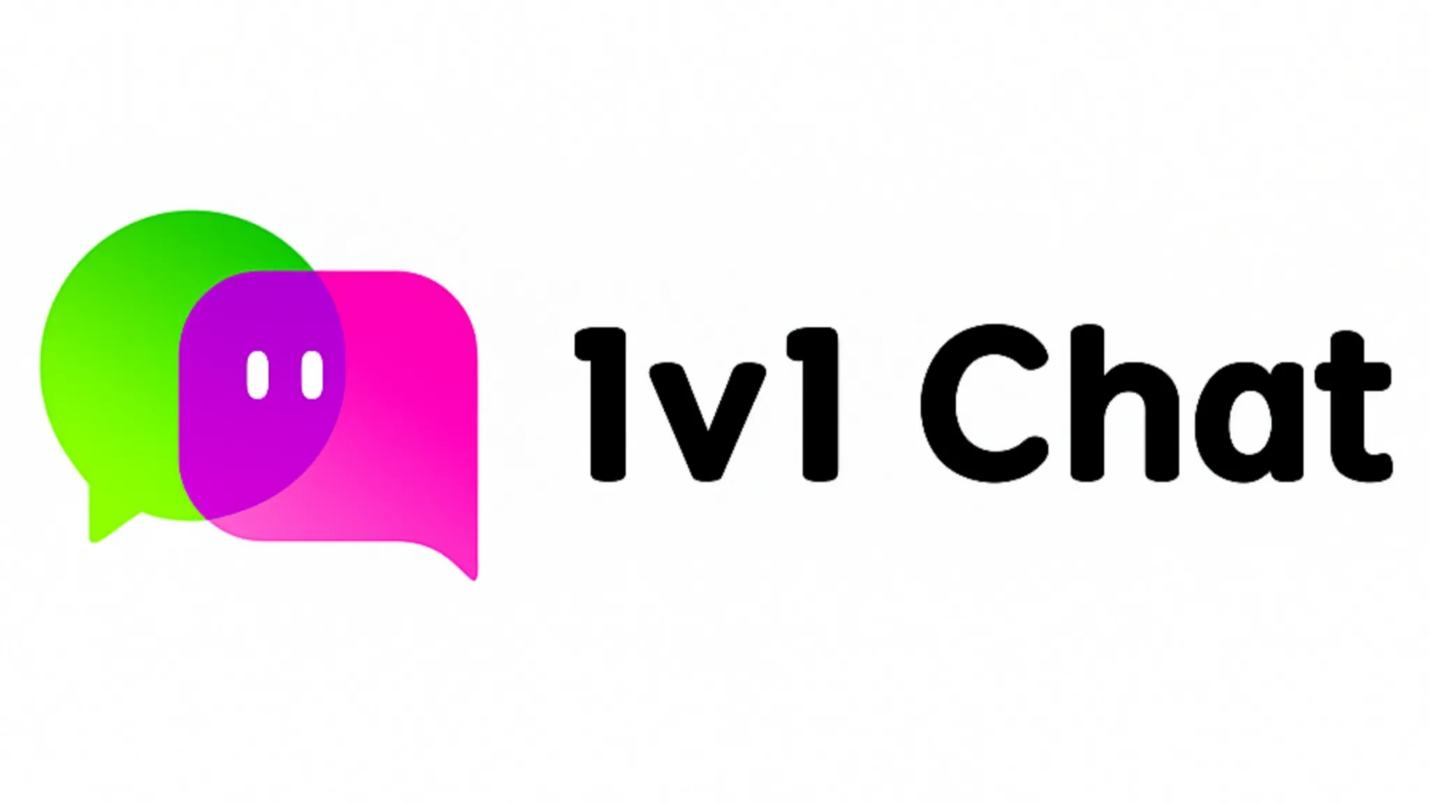 1v1 Video Chat logo – free online video chat and Omegle alternative for private face-to-face conversations with strangers.