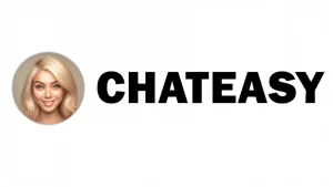 Chateasy logo for random video chat, anonymous cam to cam platform, and global stranger chat brand