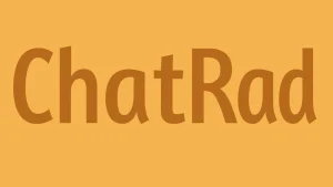 Chatrad logo for random video chat, anonymous cam to cam platform, and global stranger chat brand