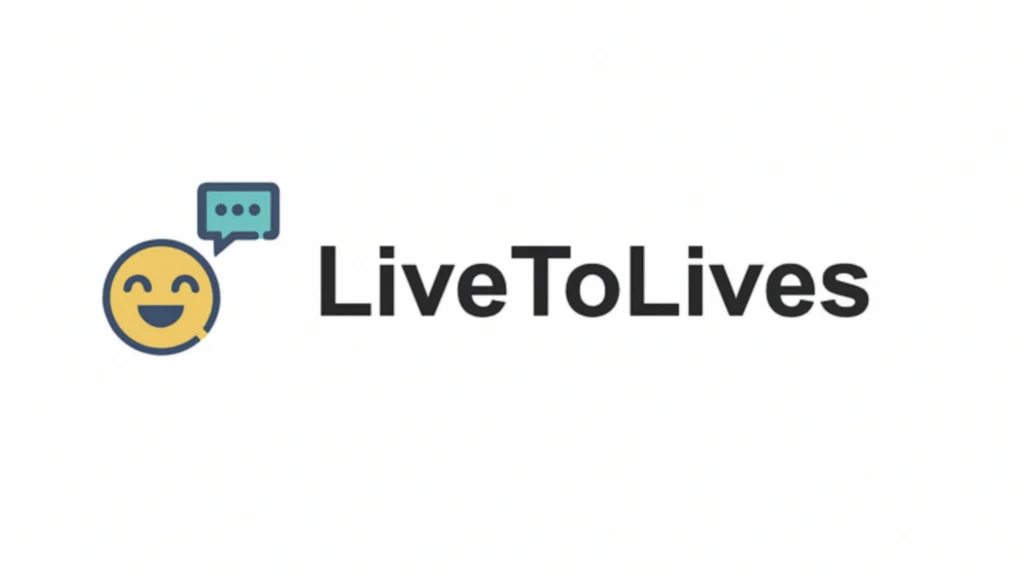 Livetolives logo for random video chat, anonymous cam to cam platform, and global stranger chat brand