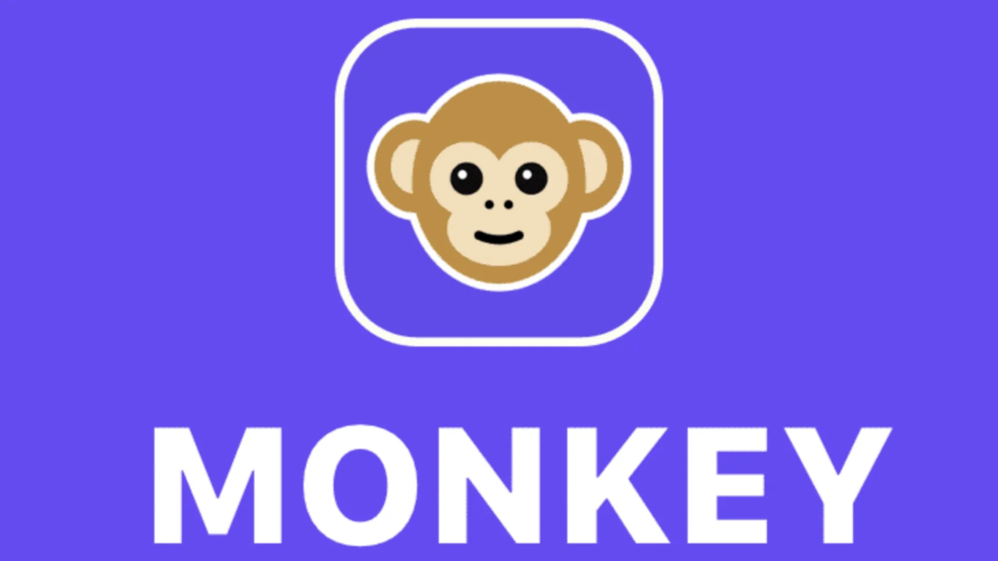Monkey App logo – popular Omegle alternative and social video chat app for talking to strangers online and making new friends.