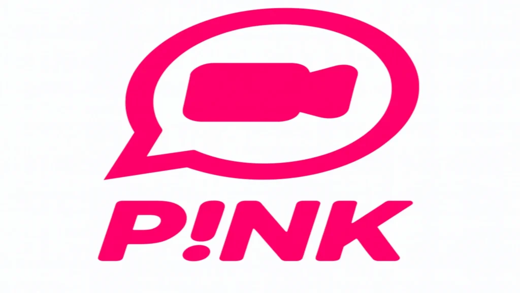 Pink Video Chat logo – free Omegle alternative for live webcam interactions, random pairing, and face-to-face chats with strangers.