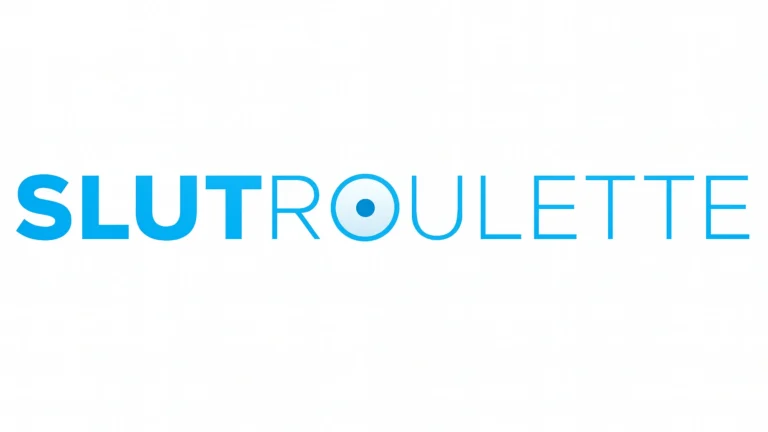 SlutRoulette logo for adult live cam chat, random pairing, and real-time explicit video interactions.