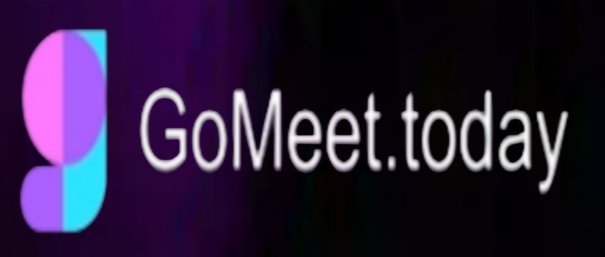 GoMeet.today – online video chat logo for meeting strangers instantly through cam-to-cam