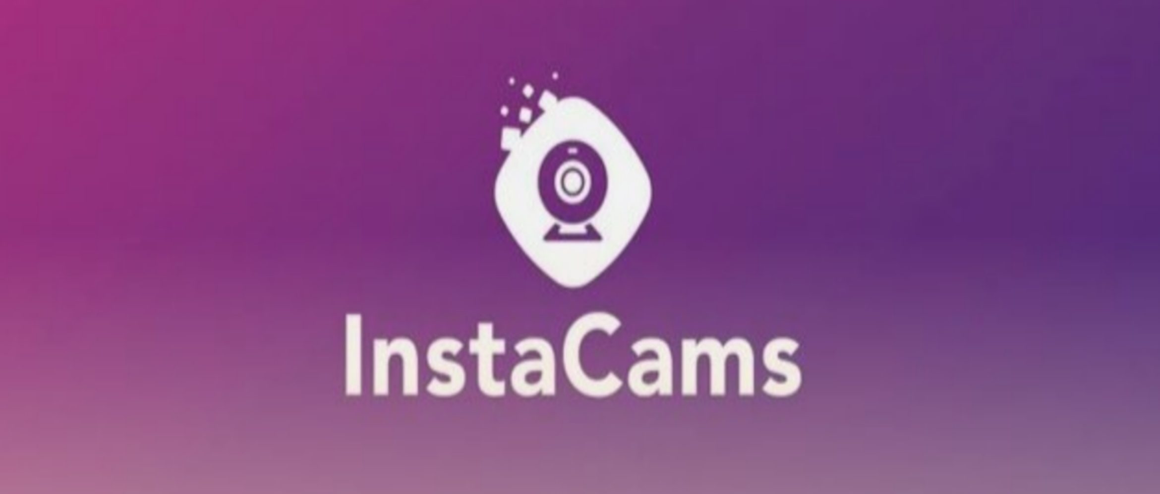 InstaCams – random video chat platform logo for cam-to-cam conversations and meeting strangers online