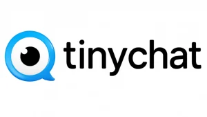 Tinychat logo for online group chat, live webcam rooms, and real-time social video interactions.