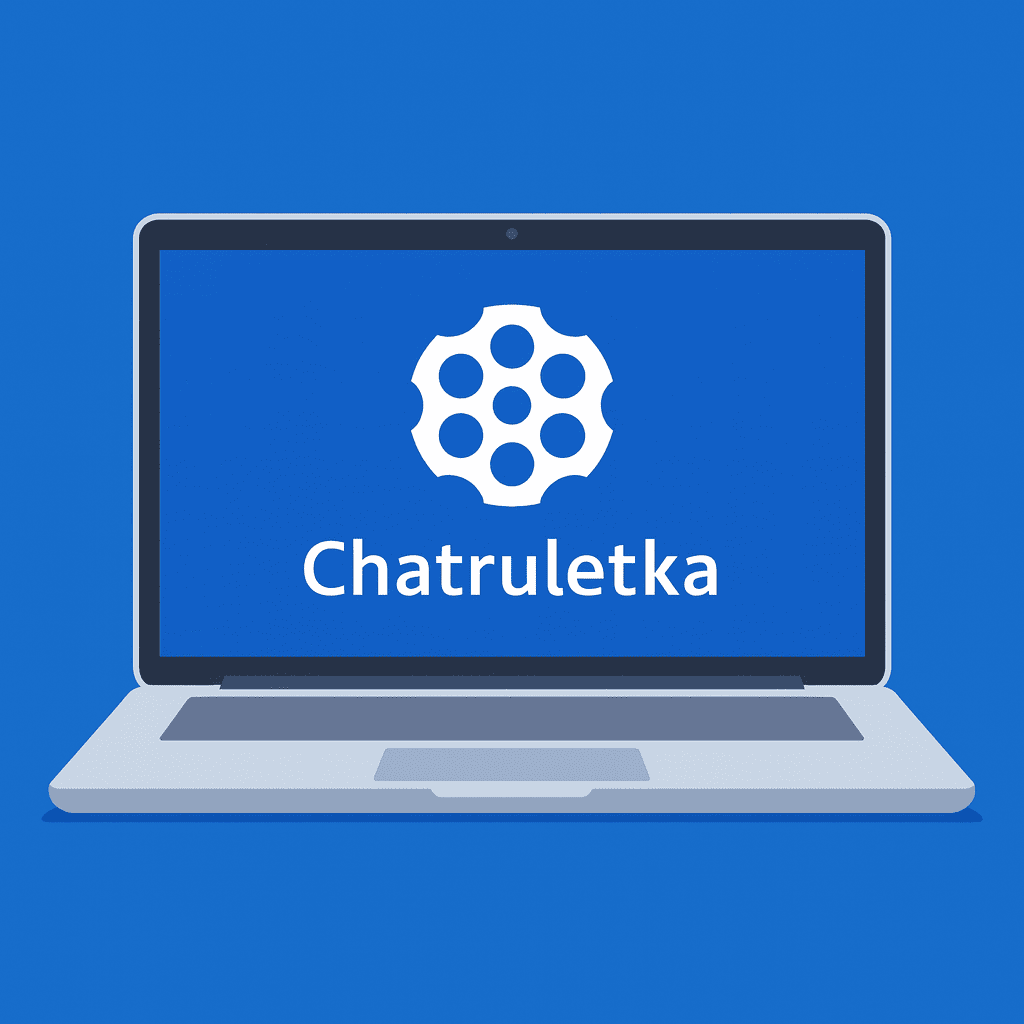 Chatruletka web and mobile interface showing instant matching system, live video chat features, and global online stranger chat community.