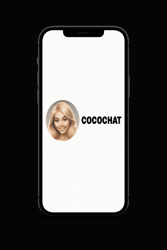 CocoChat web and mobile interface showing live cam chat features, random matching system, and global online video chat community.