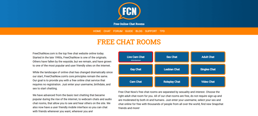 FreeChatNow random video chat platform with anonymous chat, cam to cam interactions, talk to strangers online, 1v1 video chat, random pairing system, and global online video chat community