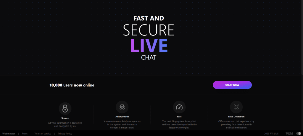 FTF.Live random video chat platform for real-time cam-to-cam conversations, meeting strangers online, and global face-to-face interactions.