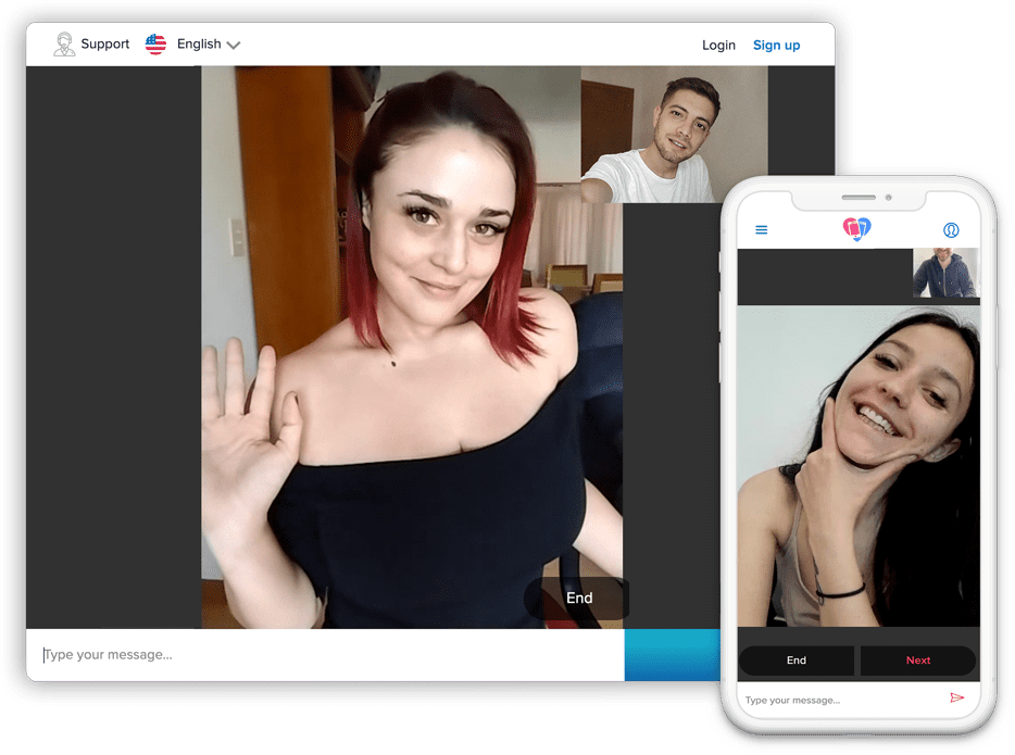 CamMatch web and mobile interface showing live cam chat features, random pairing system, and global online video chat community.