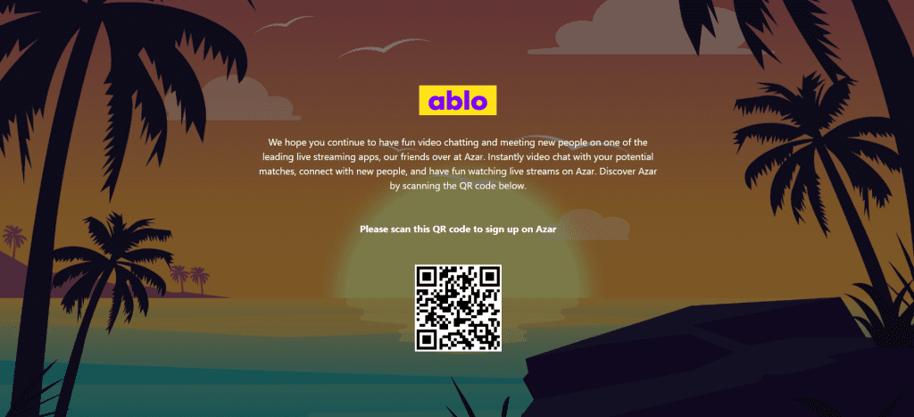 Ablo online video chat and text chat platform for meeting strangers worldwide, real-time conversations, and global social connections.