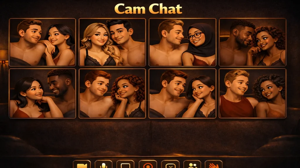 cam chat image showing random video chat platform with live face to face cam to cam interactions online