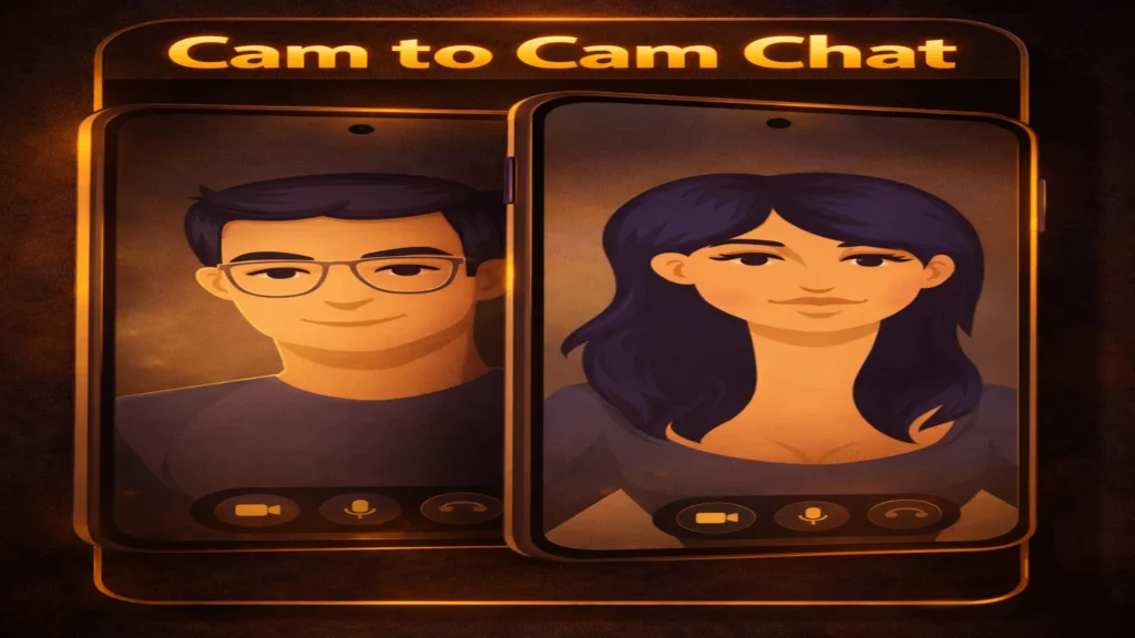 cam to cam chat image showing random video chat with live face to face interactions and instant pairing with strangers online