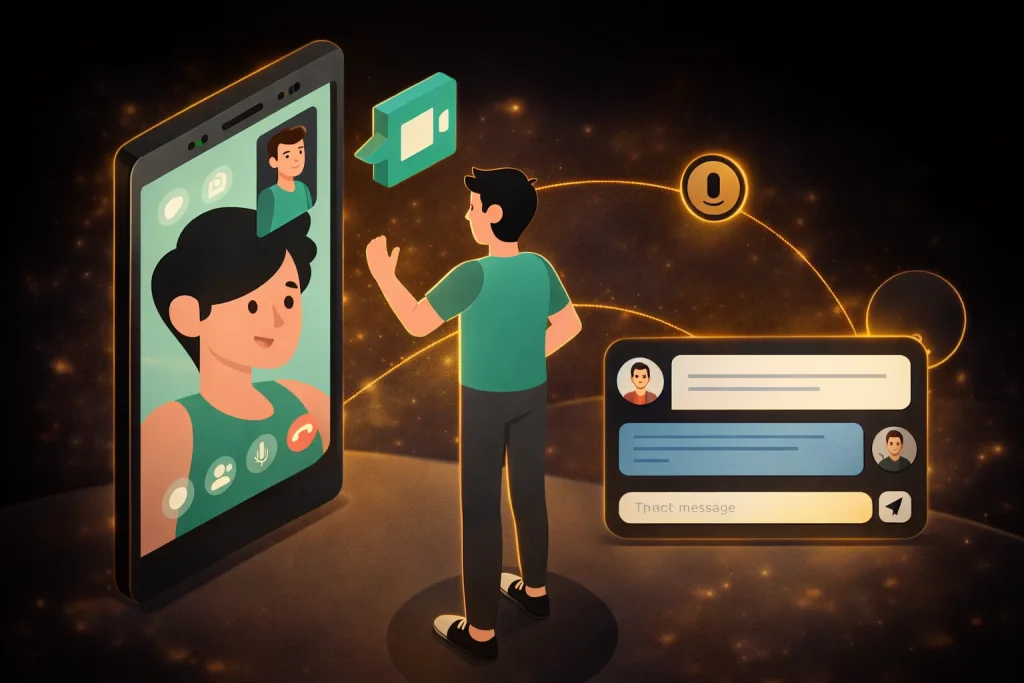 free chat now visual illustrating online video chat platform and Omegle alternative for instant conversations worldwide