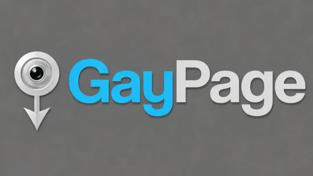 gaypage concept image illustrating online gay chat community with stranger video chat matching and Omegle alternative experience