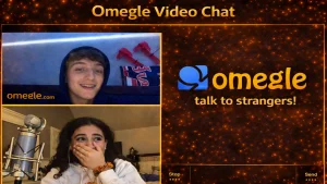 omegle video chat image showing random video chat with strangers and live face to face cam to cam interactions online