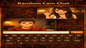 random cam chat image showing random video chat with live face to face cam to cam interactions with strangers online